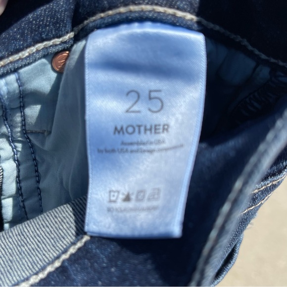 Mother The Mid Rise Dazzler Ankle Step Fray - size 25 - Picture 7 of 9